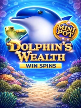 PokerBet casino Dolphin's Wealth Win Spins play online